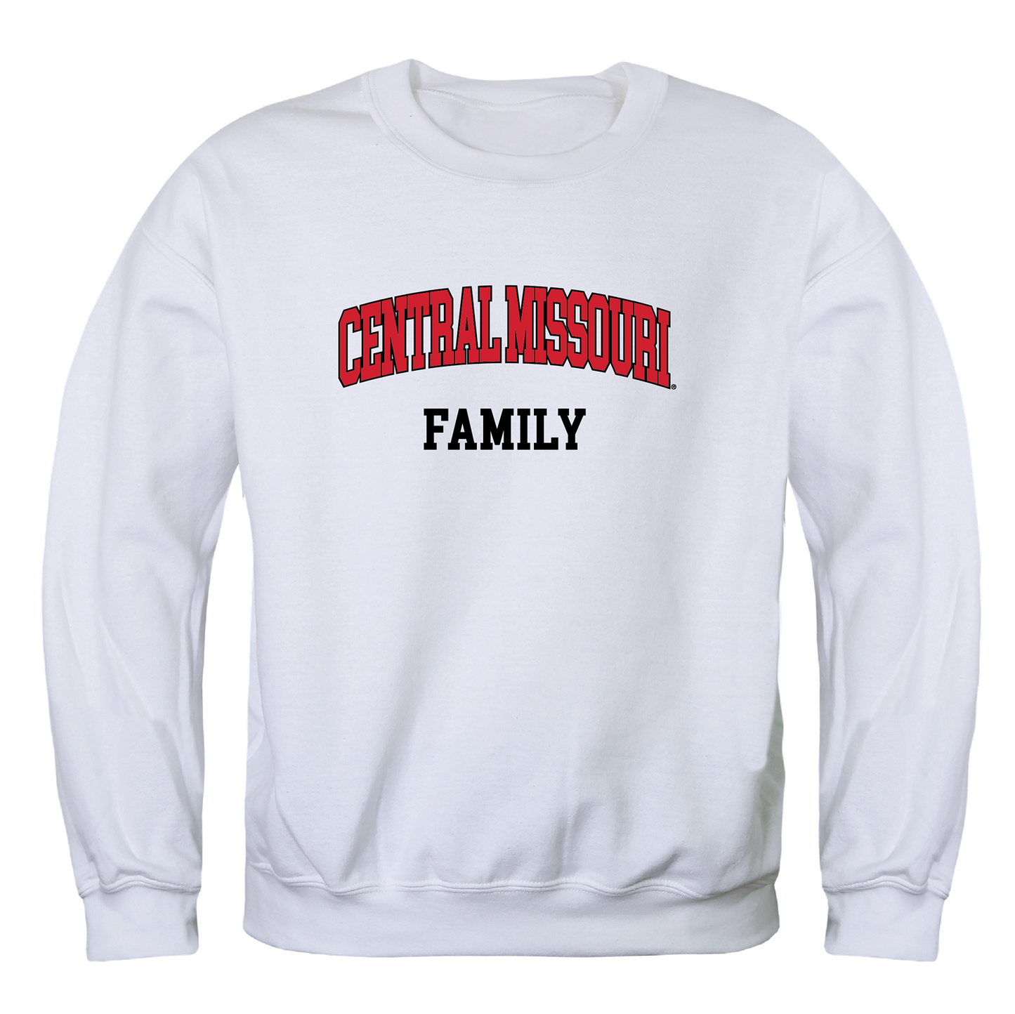 University of Central Missouri Mules Family Crewneck Pullover Sweatshirt Sweater