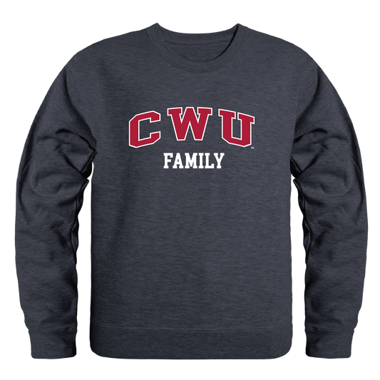 Central Washington University Wildcats Family Crewneck Pullover Sweatshirt Sweater