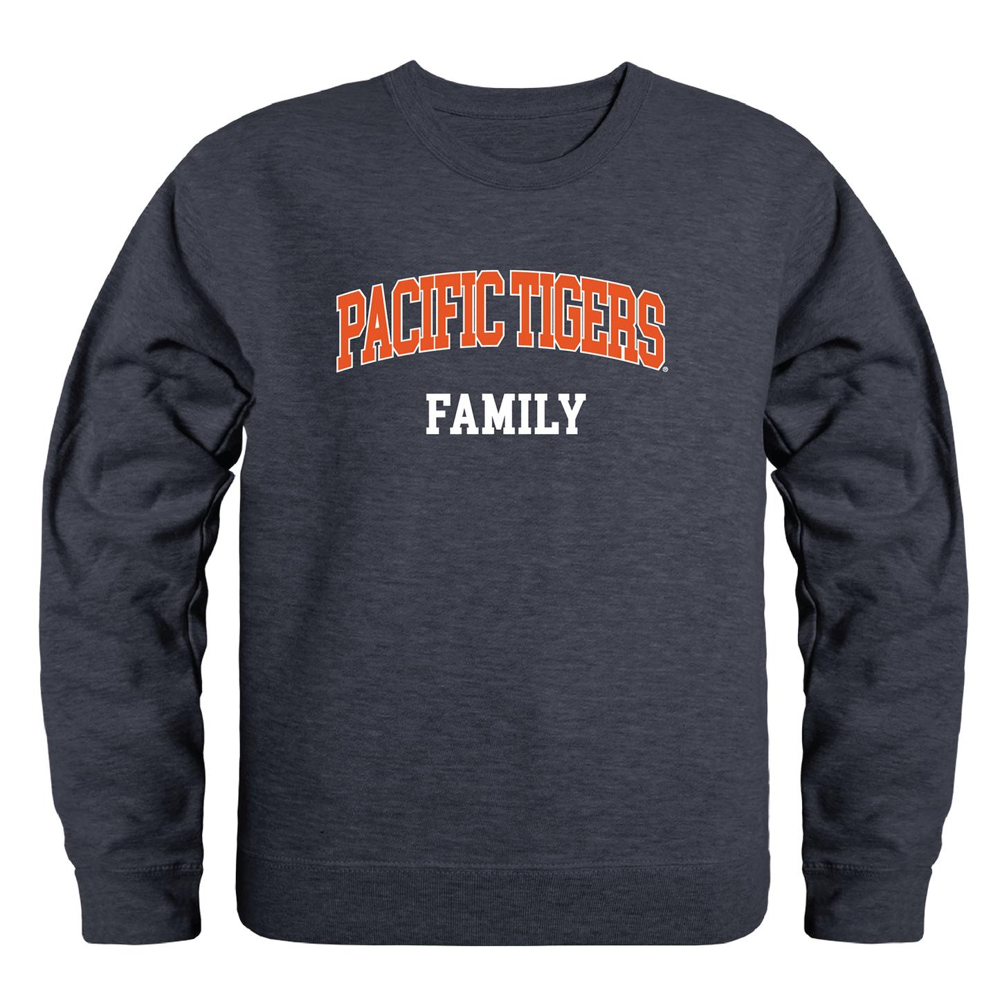 University of the Pacific Tigers Family Crewneck Pullover Sweatshirt Sweater