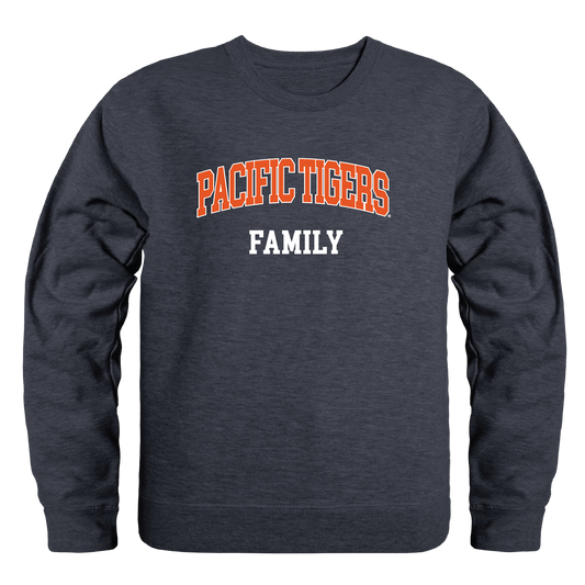University of the Pacific Tigers Family Crewneck Pullover Sweatshirt Sweater