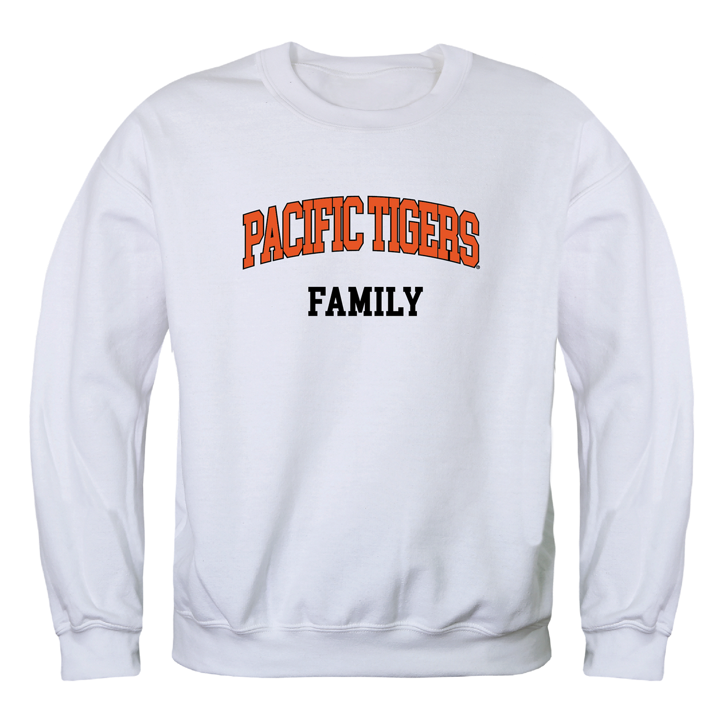 University of the Pacific Tigers Family Crewneck Pullover Sweatshirt Sweater