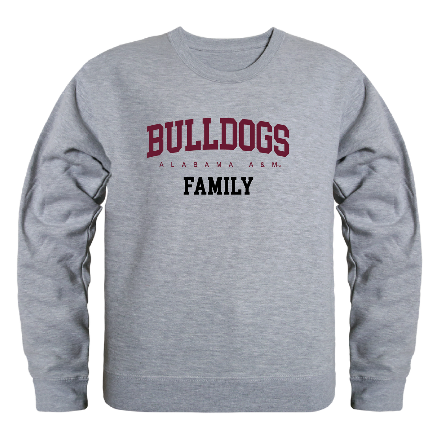 AAMU Alabama A&M University Bulldogs Family Crewneck Pullover Sweatshirt Sweater