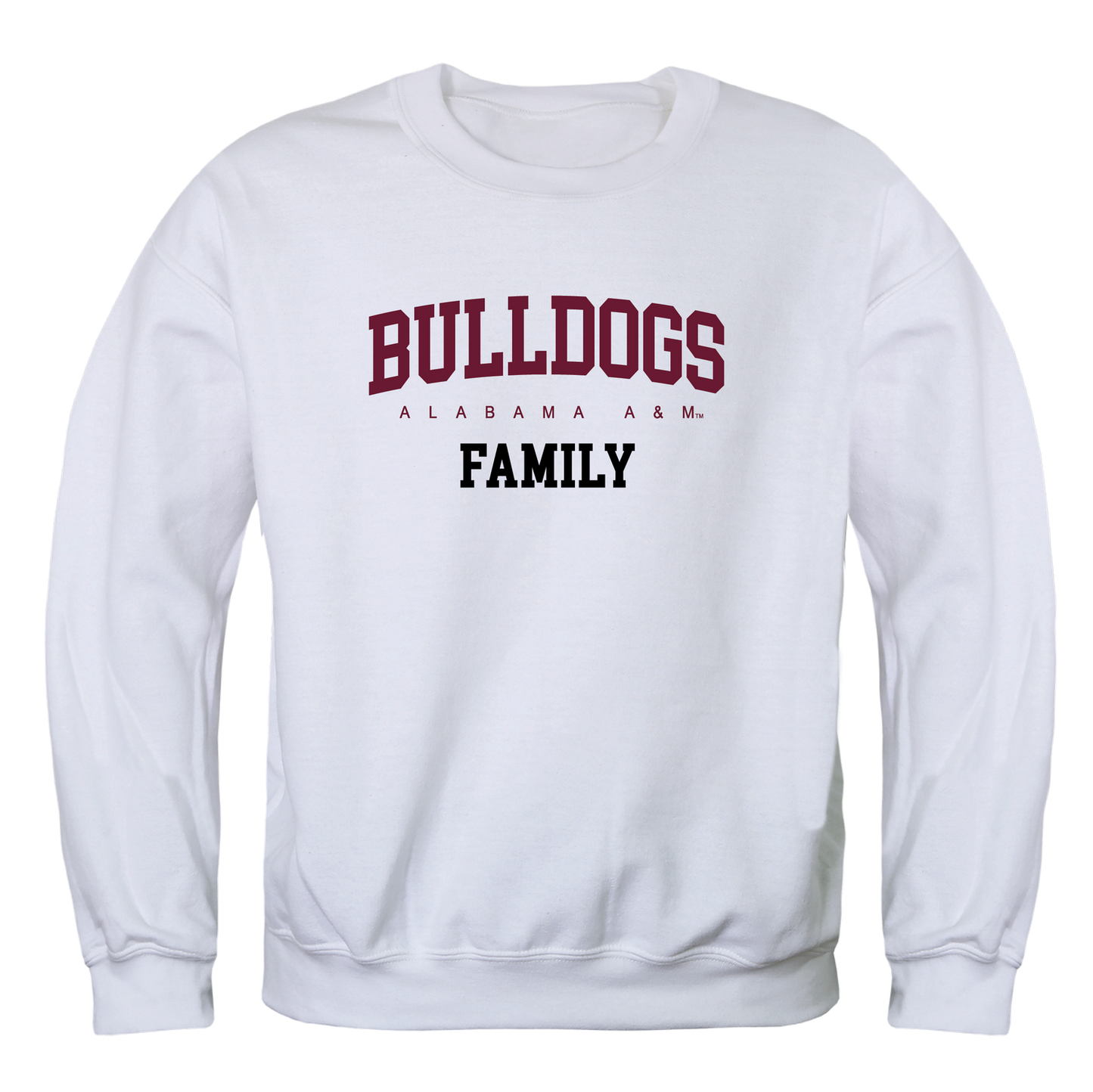 AAMU Alabama A&M University Bulldogs Family Crewneck Pullover Sweatshirt Sweater