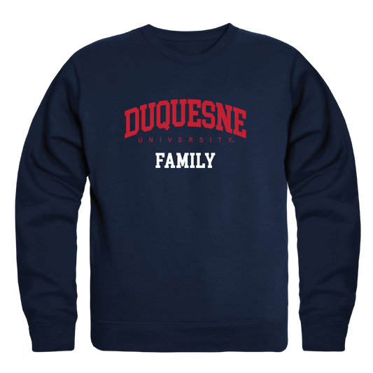 Duquesne University Dukes Family Crewneck Pullover Sweatshirt Sweater
