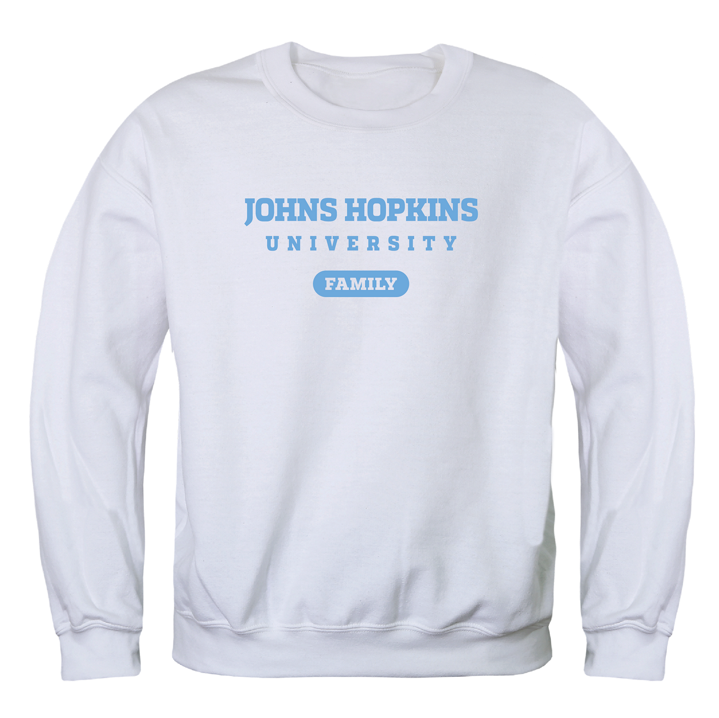 Johns Hopkins University Blue Jays Family Crewneck Pullover Sweatshirt Sweater