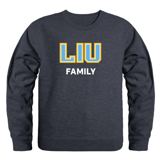 Long Island University Family Crewneck Pullover Sweatshirt Sweater