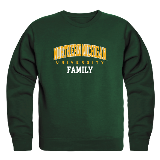 NMU Northern Michigan University Wildcats Family Crewneck Pullover Sweatshirt Sweater