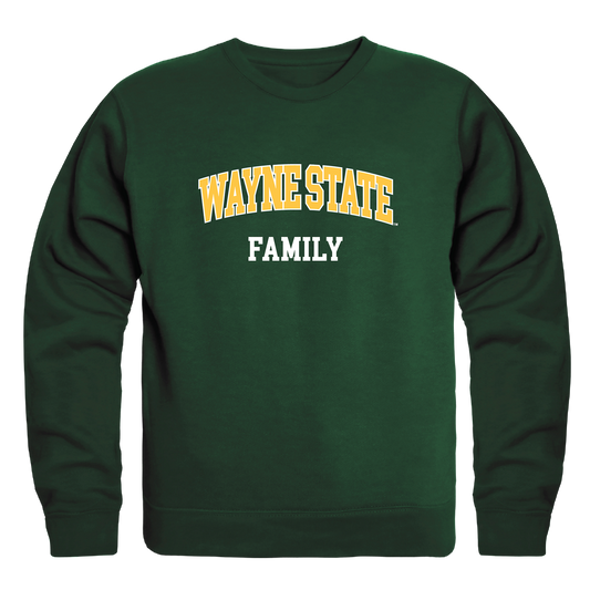 Wayne State University Warriors Family Crewneck Pullover Sweatshirt Sweater