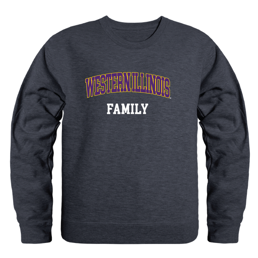 Western Illinois University Leathernecks Family Crewneck Pullover Sweatshirt Sweater