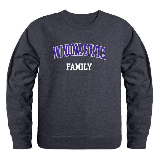 Winona State University Warriors Family Crewneck Pullover Sweatshirt Sweater