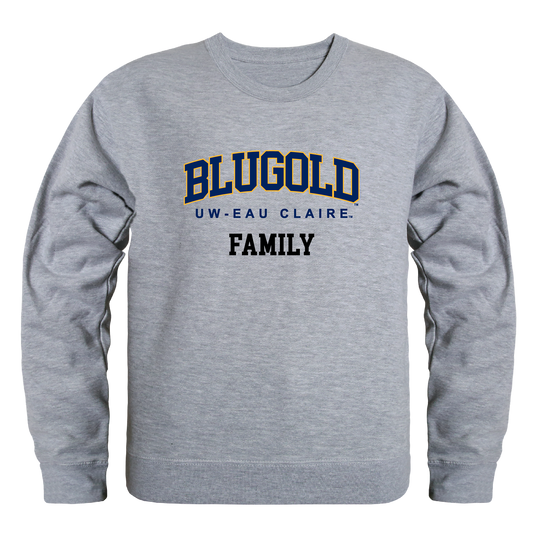 UWEC University of Wisconsin-Eau Claire Blugolds Family Crewneck Pullover Sweatshirt Sweater