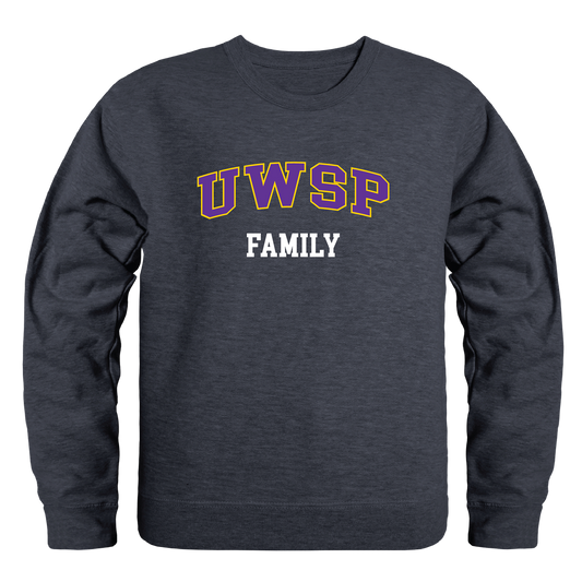 University of Wisconsin-Stevens Point Family Crewneck Pullover Sweatshirt Sweater