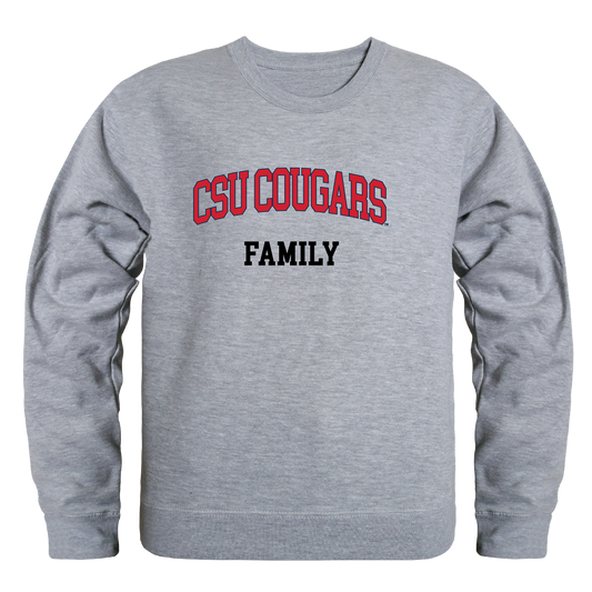 Columbus State University Cougar Family Crewneck Pullover Sweatshirt Sweater