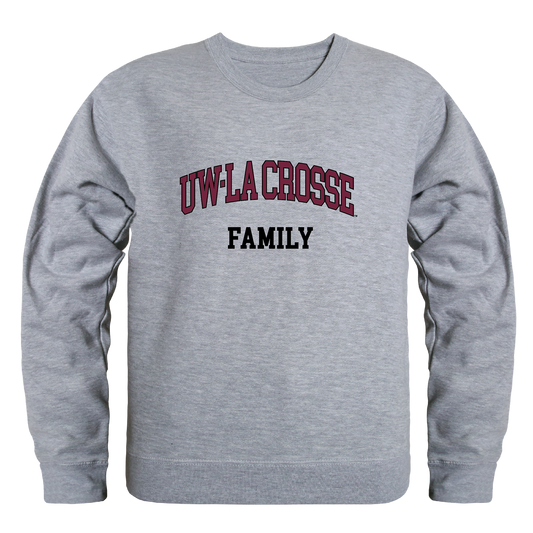 University of Wisconsin-La Crosse Eagles Family Crewneck Pullover Sweatshirt Sweater