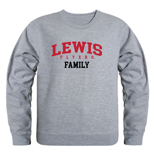 Lewis University Flyers Family Crewneck Pullover Sweatshirt Sweater