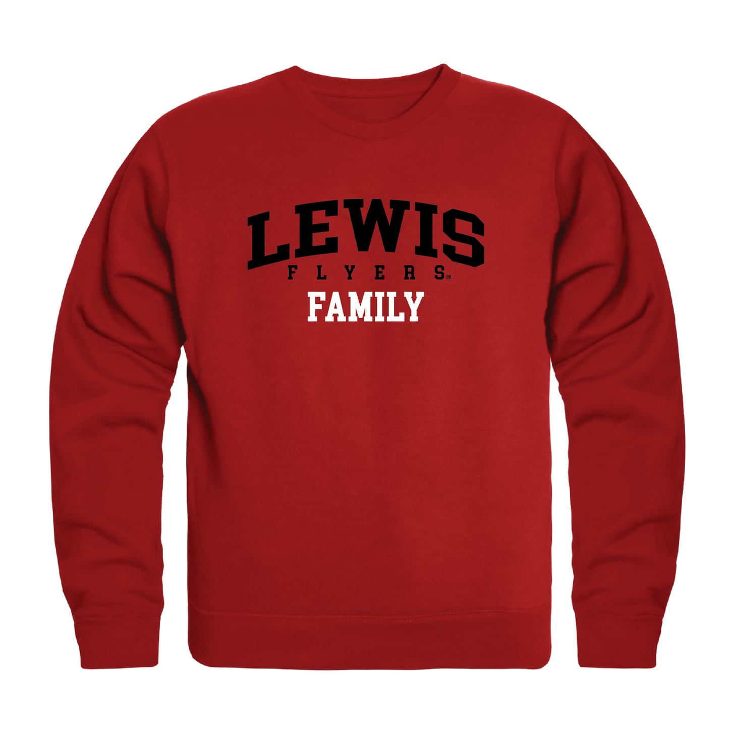 Lewis University Flyers Family Crewneck Pullover Sweatshirt Sweater