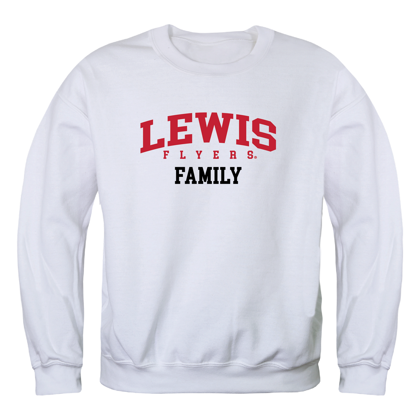 Lewis University Flyers Family Crewneck Pullover Sweatshirt Sweater
