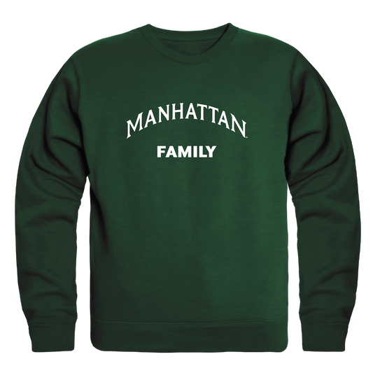 Manhattan Jaspers Family Crewneck Pullover Sweatshirt Sweater