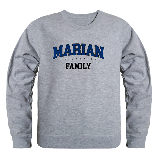Marian University Family Crewneck Pullover Sweatshirt Sweater
