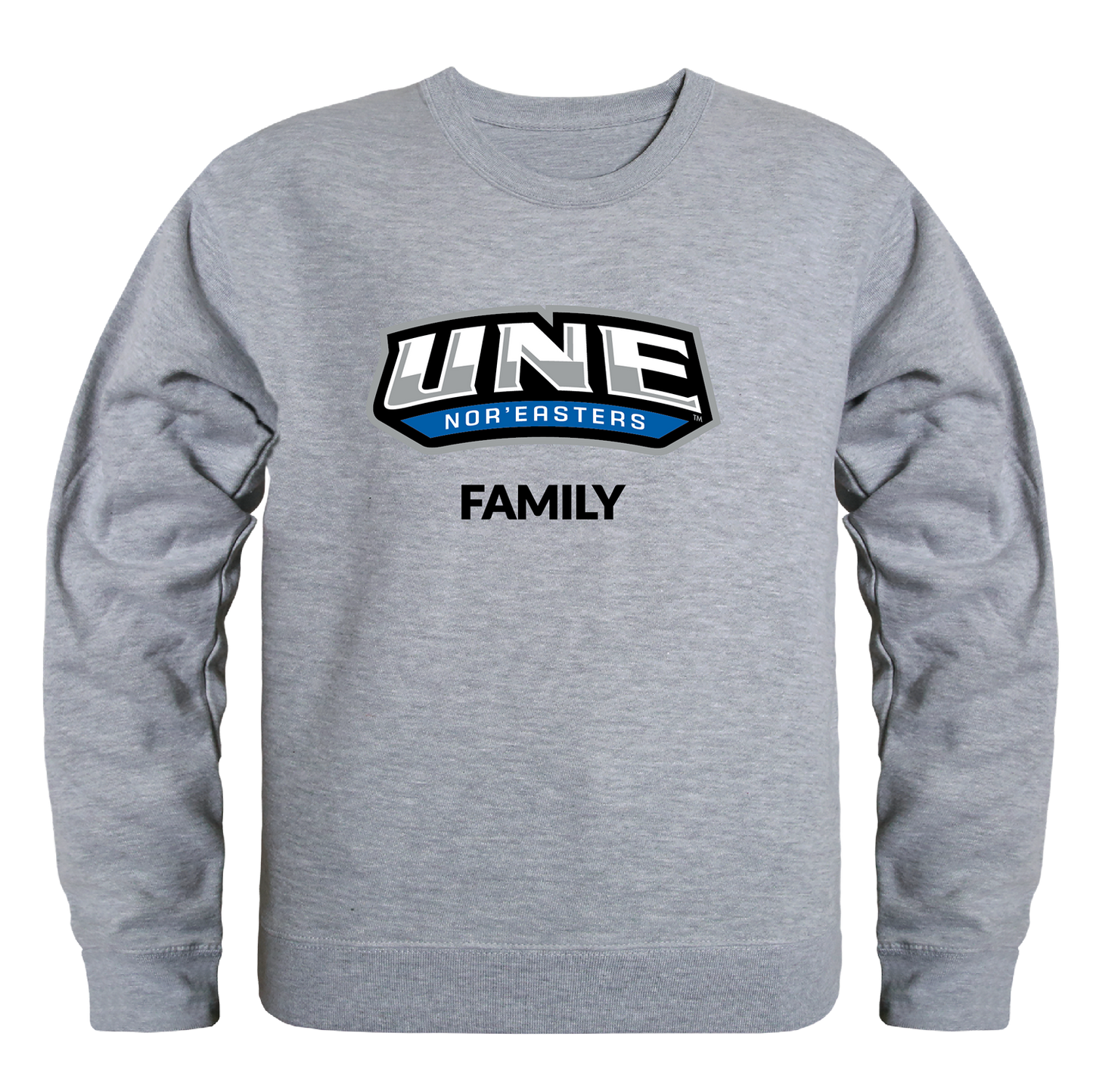 University of New England Nor'easters Family Crewneck Pullover Sweatshirt Sweater
