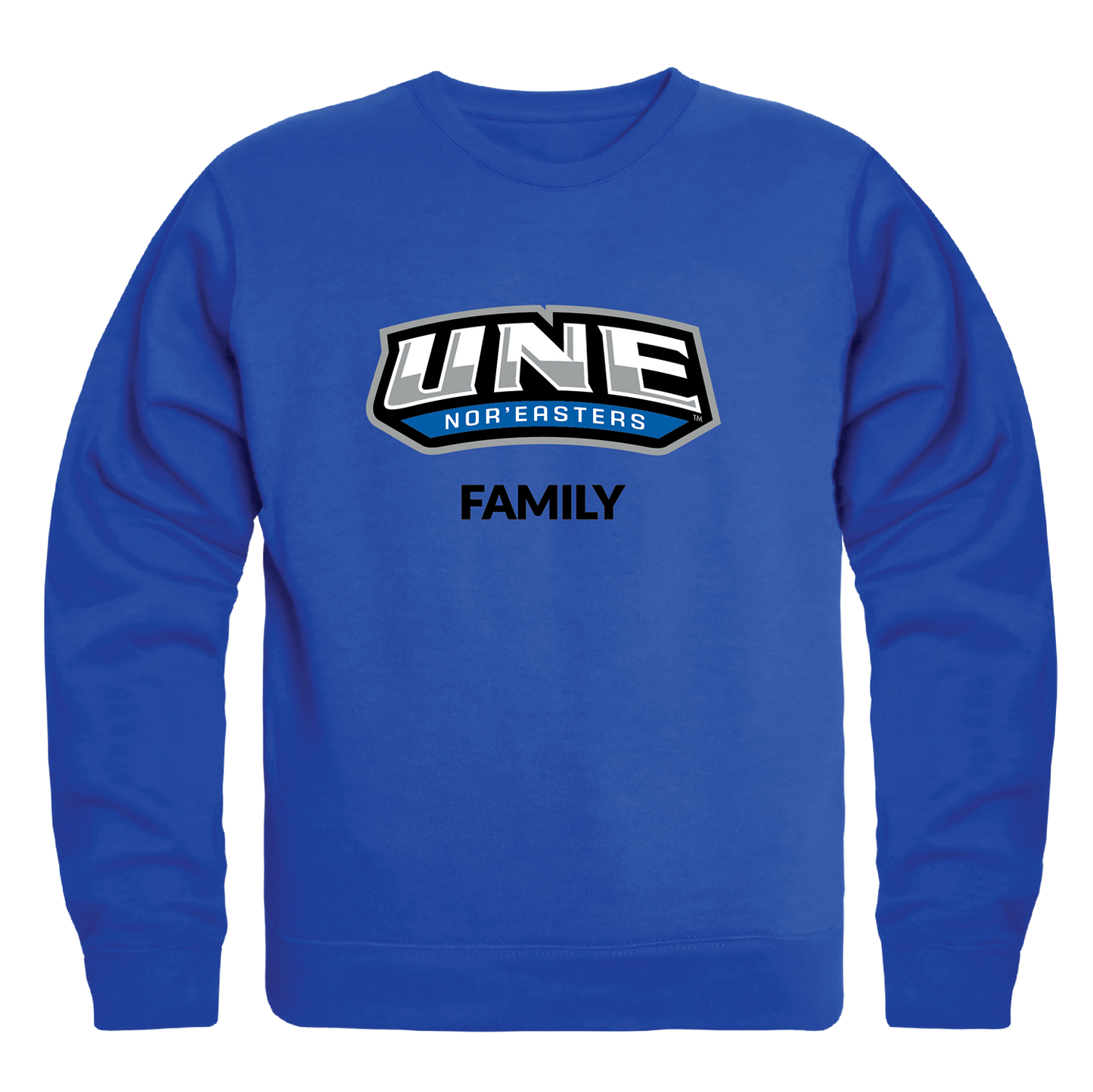 University of New England Nor'easters Family Crewneck Pullover Sweatshirt Sweater