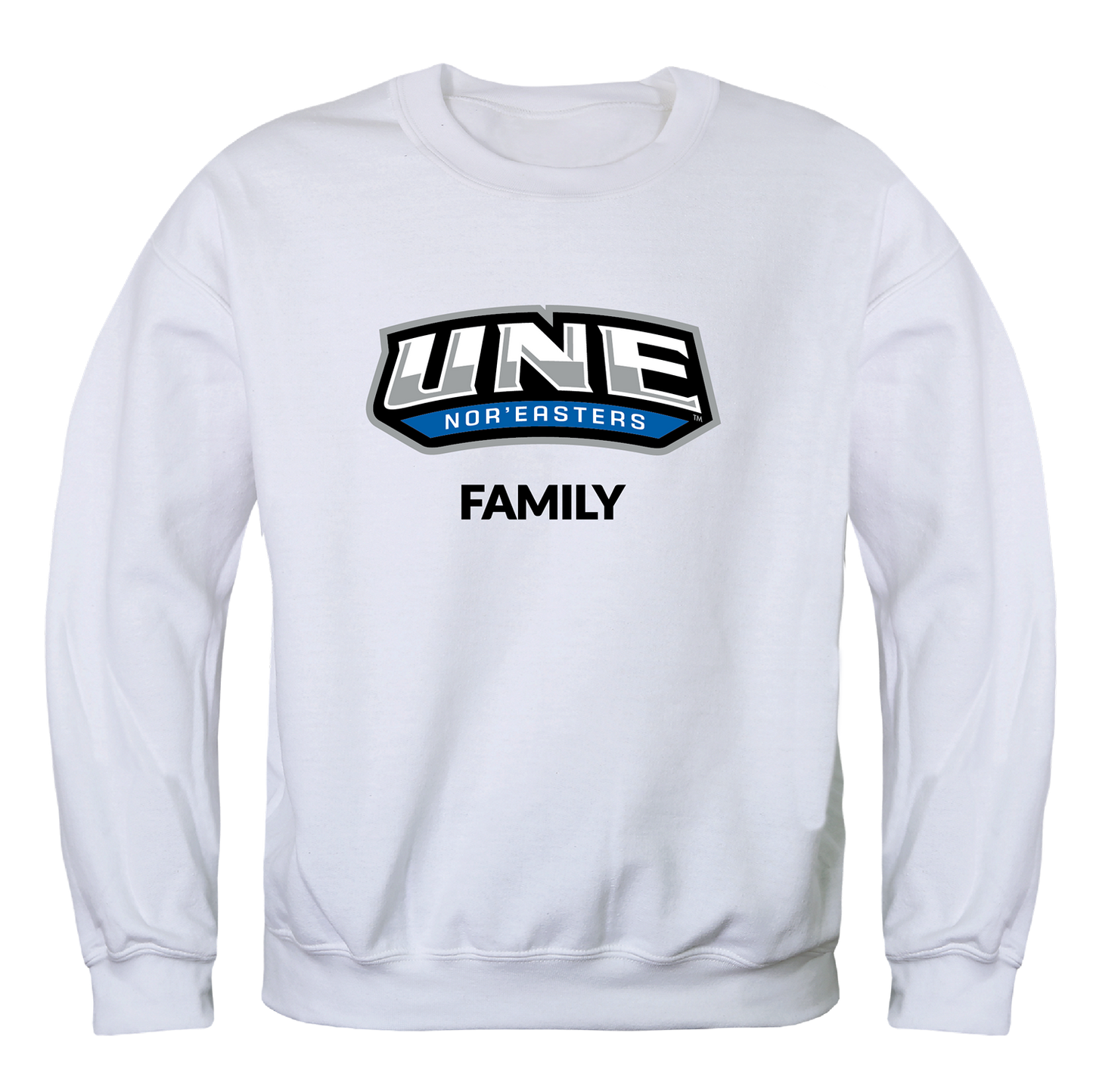 University of New England Nor'easters Family Crewneck Pullover Sweatshirt Sweater