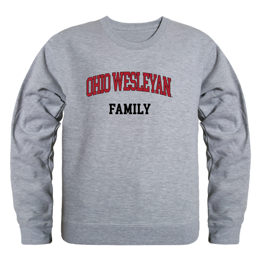 Ohio Wesleyan University Bishops Family Crewneck Pullover Sweatshirt Sweater