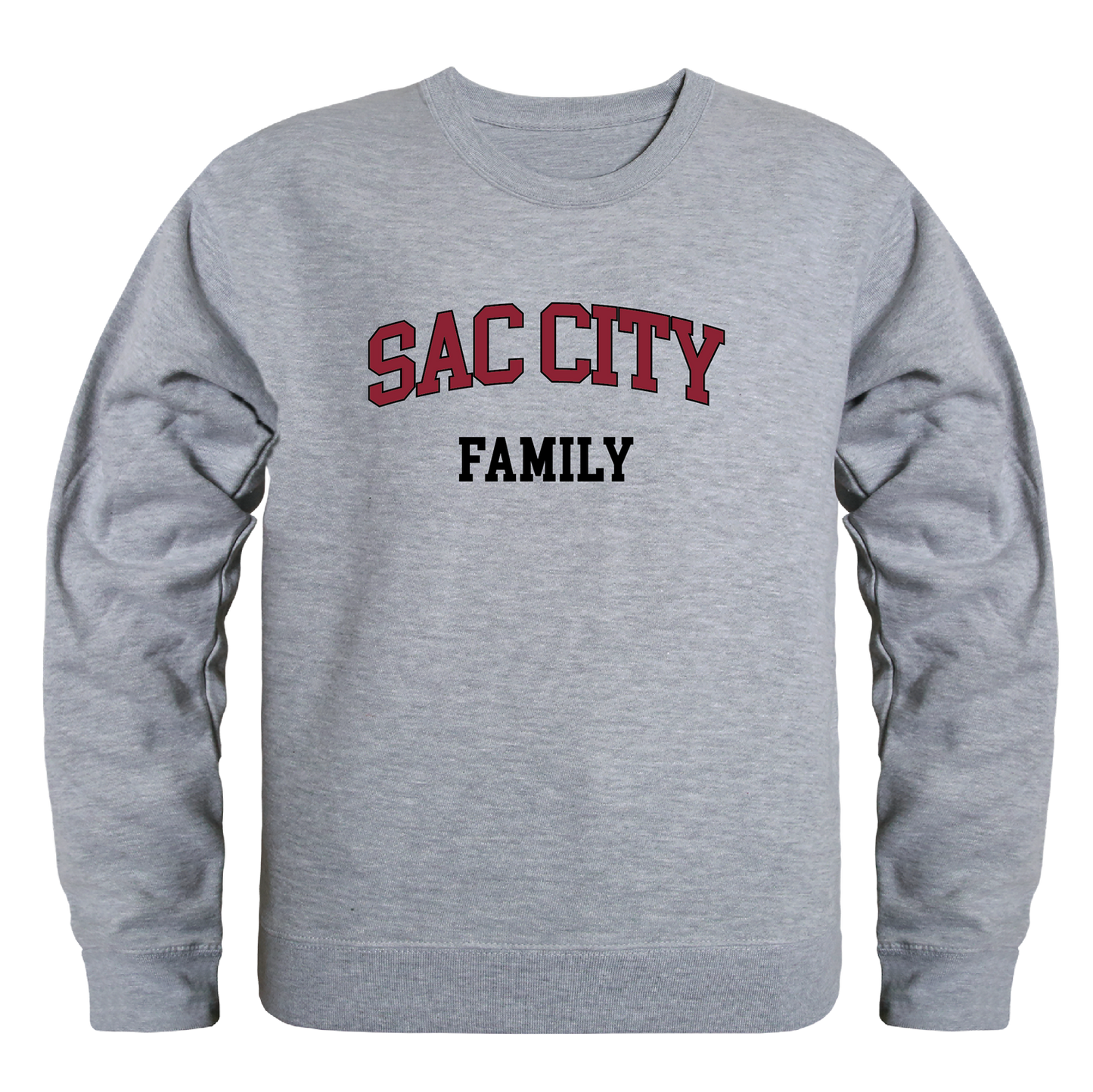 Sacramento City College Panthers Family Crewneck Pullover Sweatshirt Sweater