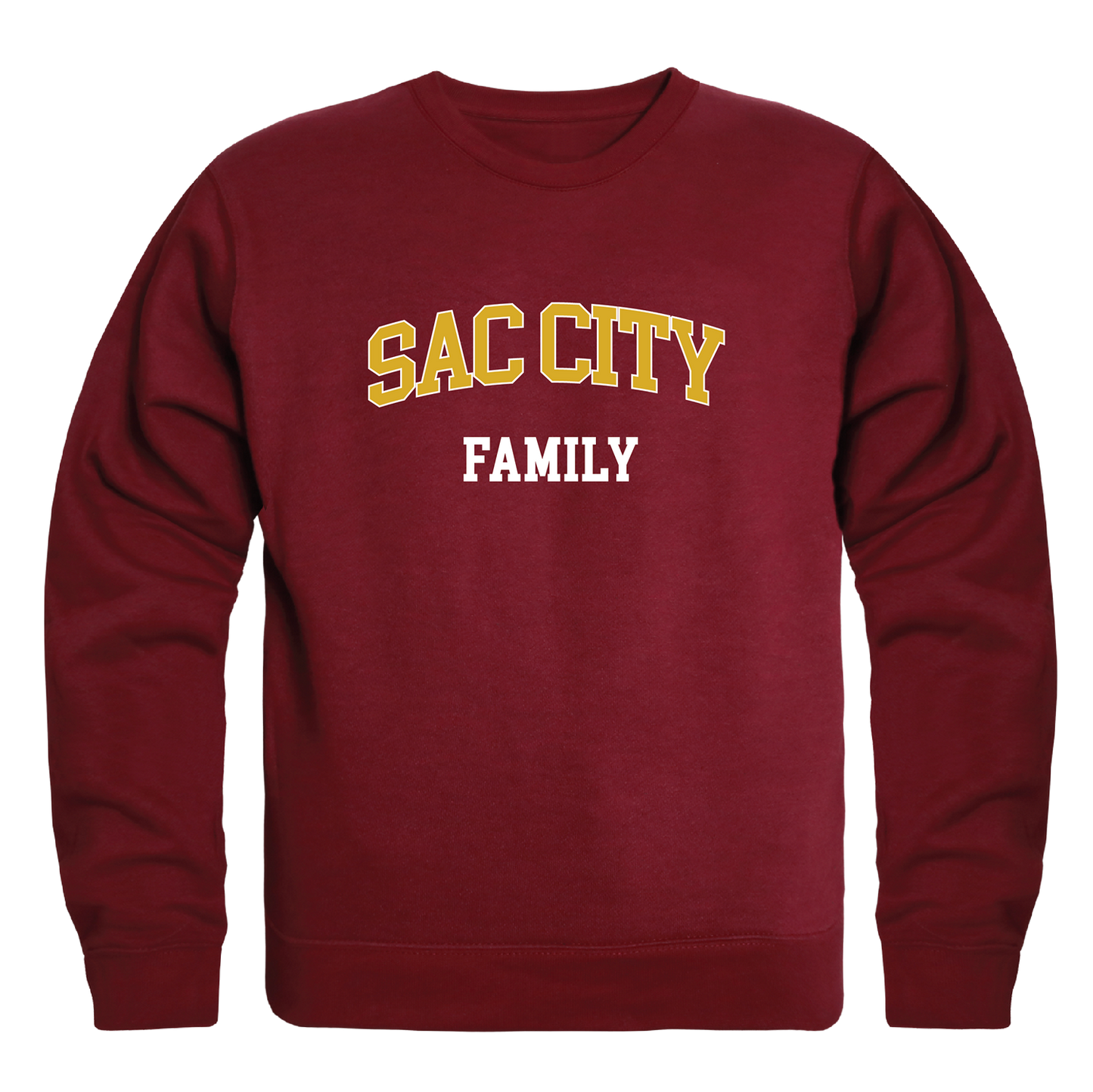 Sacramento City College Panthers Family Crewneck Pullover Sweatshirt Sweater