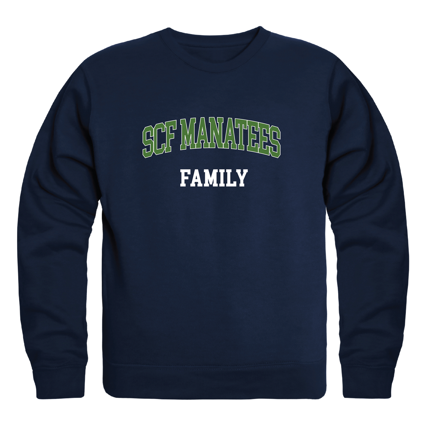 State College of Florida Manatee Family Crewneck Pullover Sweatshirt Sweater