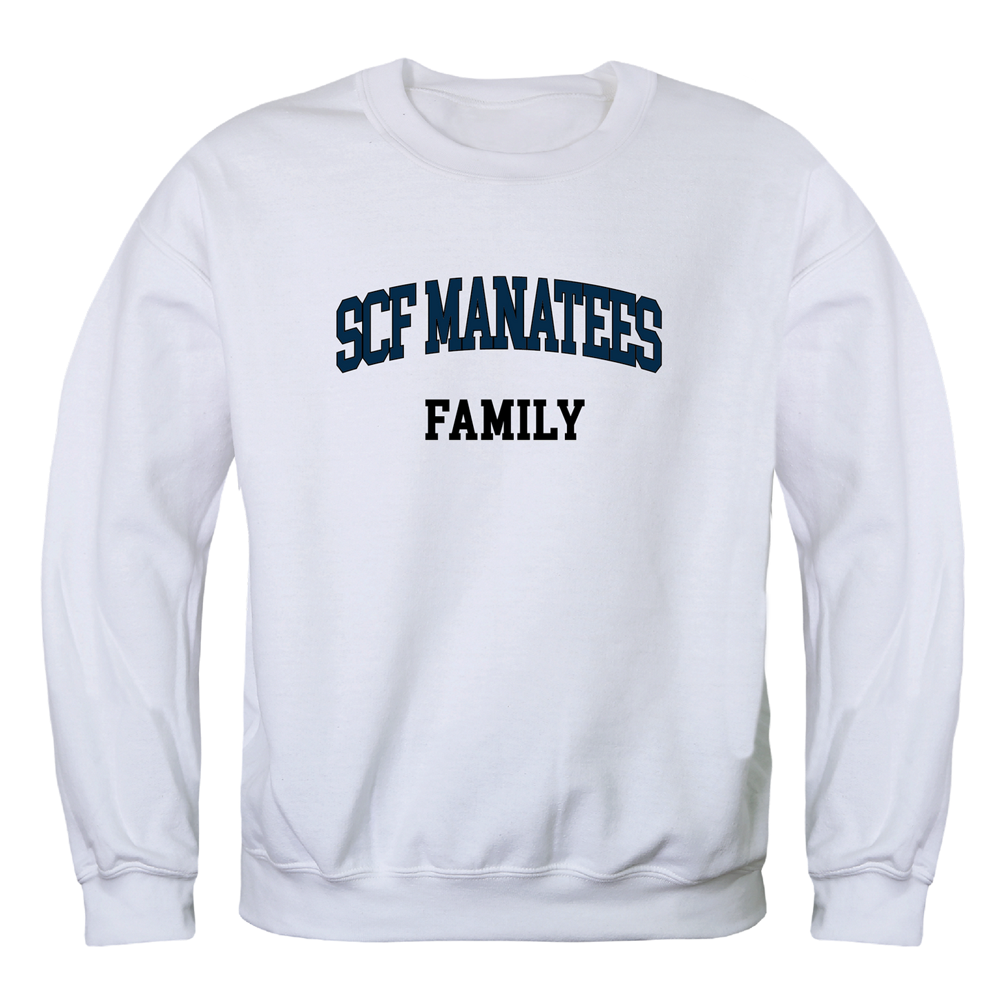 State College of Florida Manatee Family Crewneck Pullover Sweatshirt Sweater