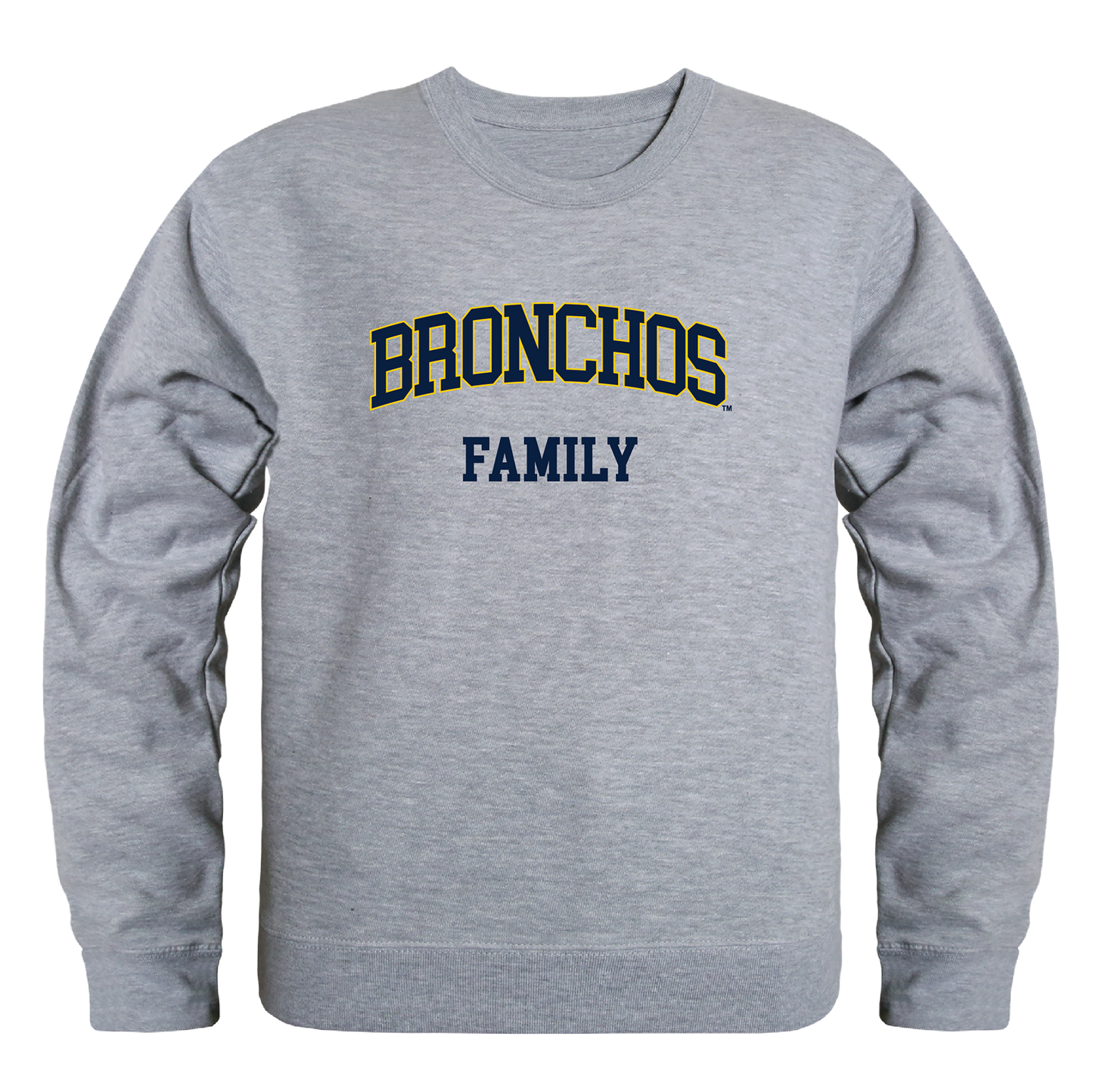 University of Central Oklahoma Bronchos Family Crewneck Pullover Sweatshirt Sweater