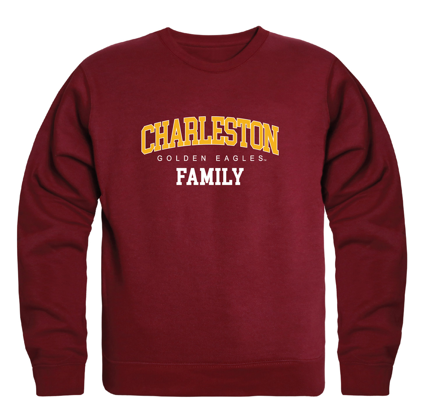 University of Charleston Golden Eagles Family Crewneck Pullover Sweatshirt Sweater