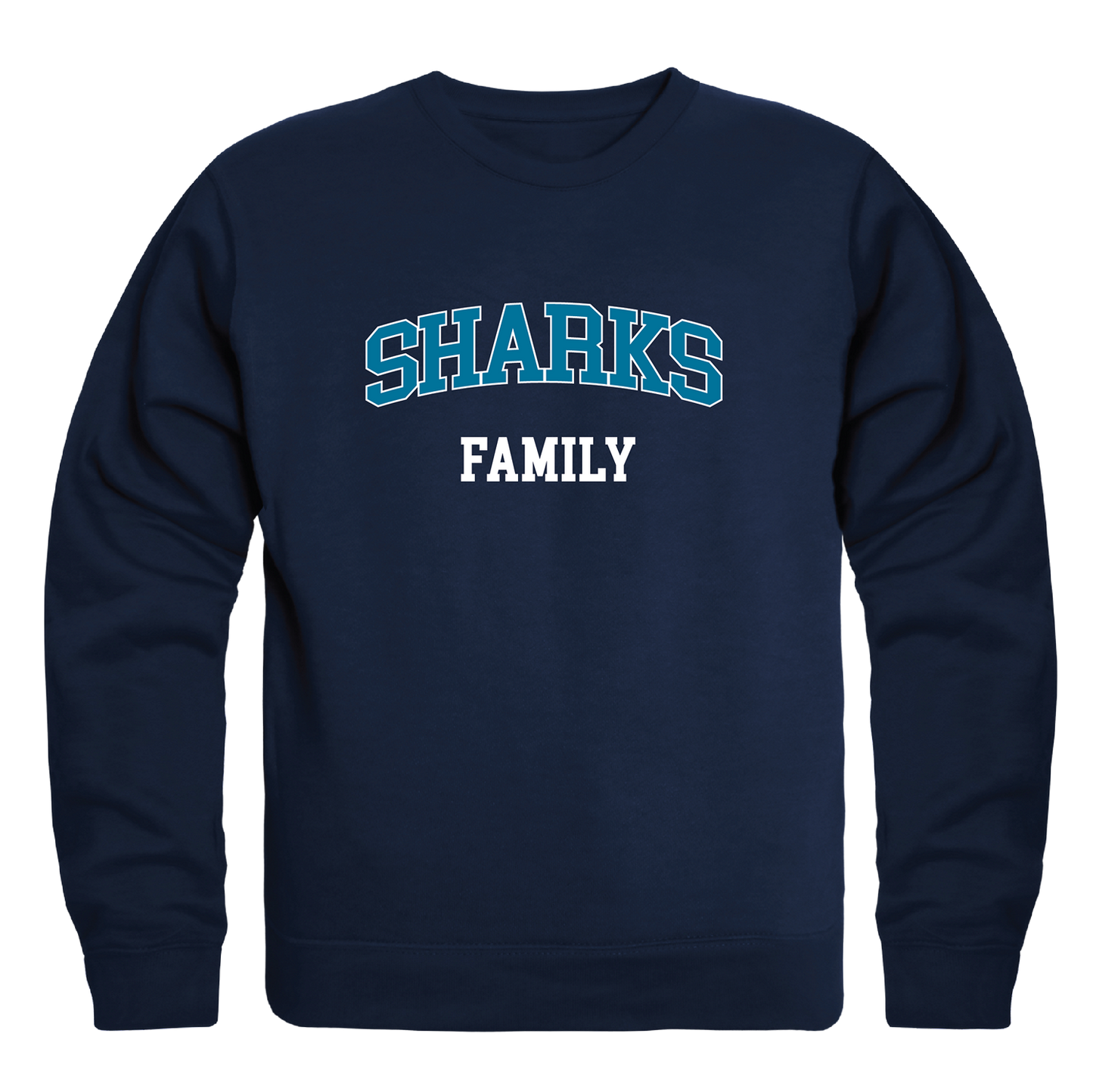 Hawaii Pacific University Sharks Family Crewneck Pullover Sweatshirt Sweater