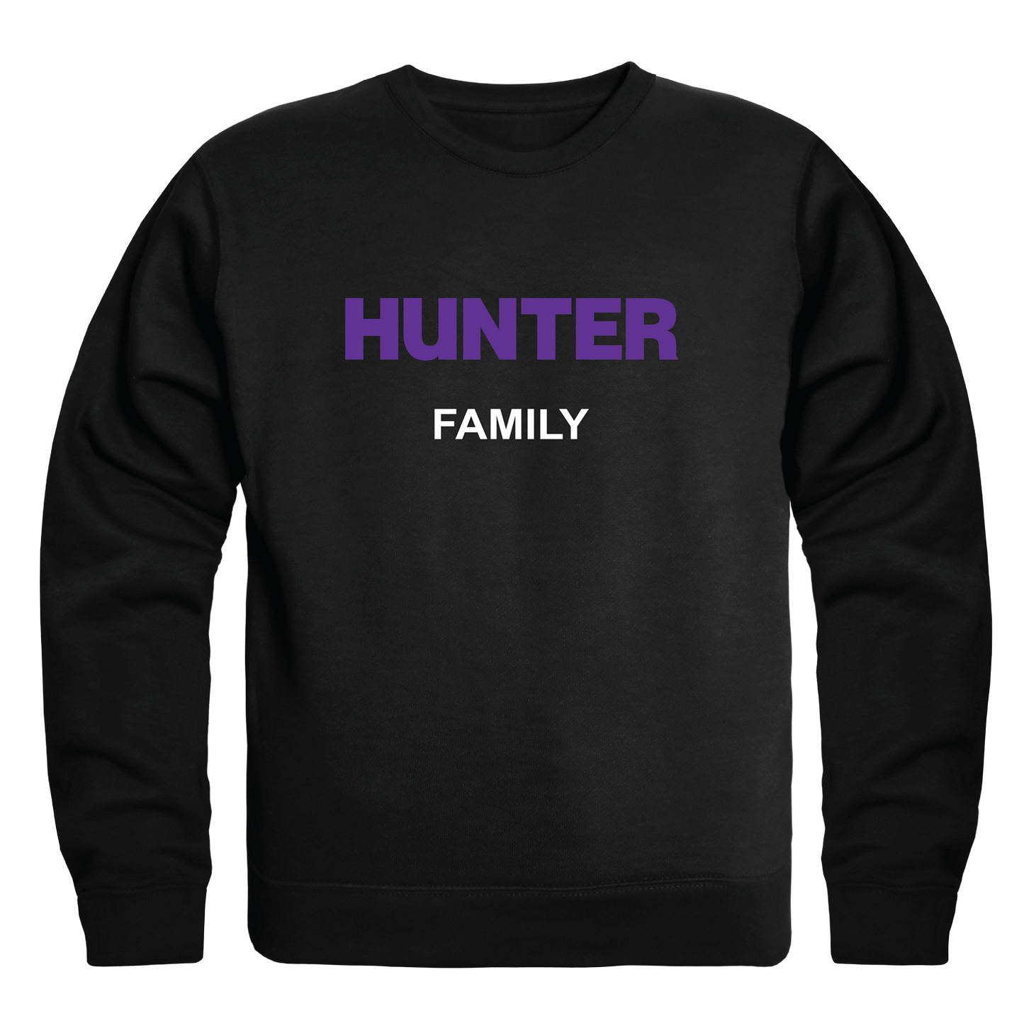 Hunter College Hawks Family Crewneck Pullover Sweatshirt Sweater