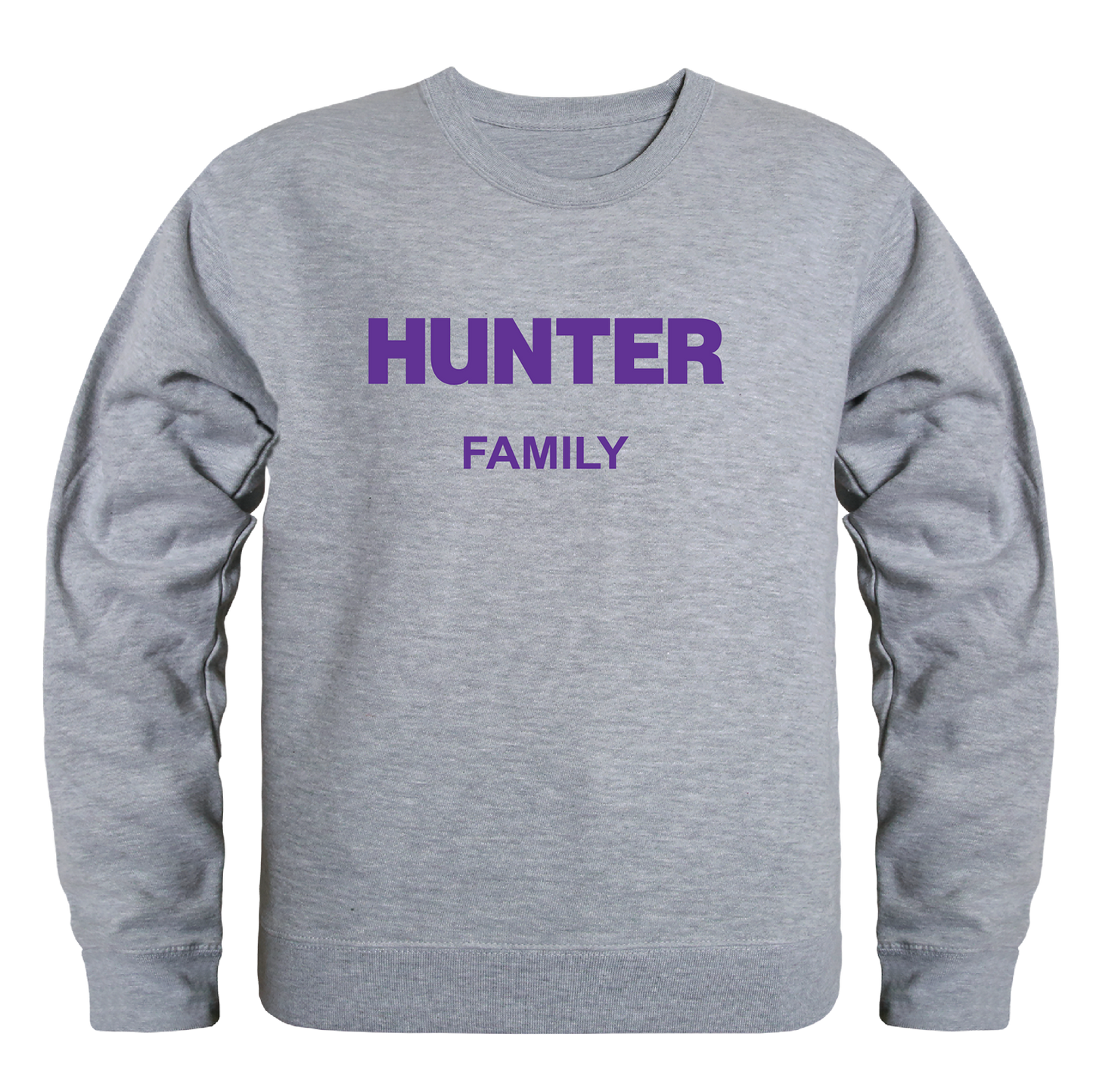 Hunter College Hawks Family Crewneck Pullover Sweatshirt Sweater