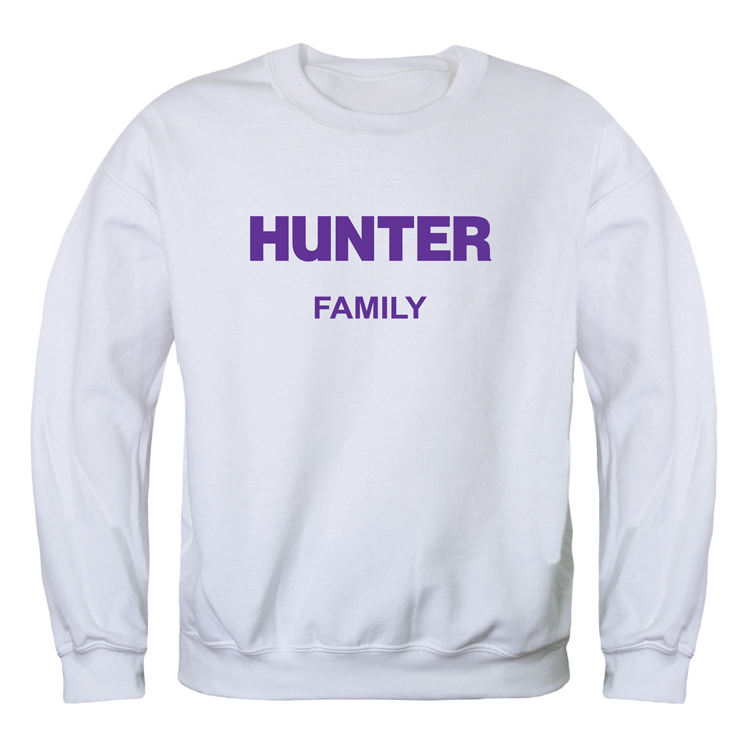 Hunter College Hawks Family Crewneck Pullover Sweatshirt Sweater