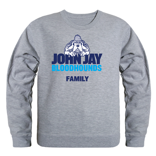 John Jay College Bloodhounds Family Crewneck Pullover Sweatshirt Sweater