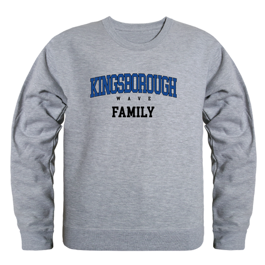 Kingsborough CC The Wave Family Crewneck Pullover Sweatshirt Sweater