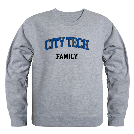 NY City Tech Yellow Jackets Family Crewneck Pullover Sweatshirt Sweater