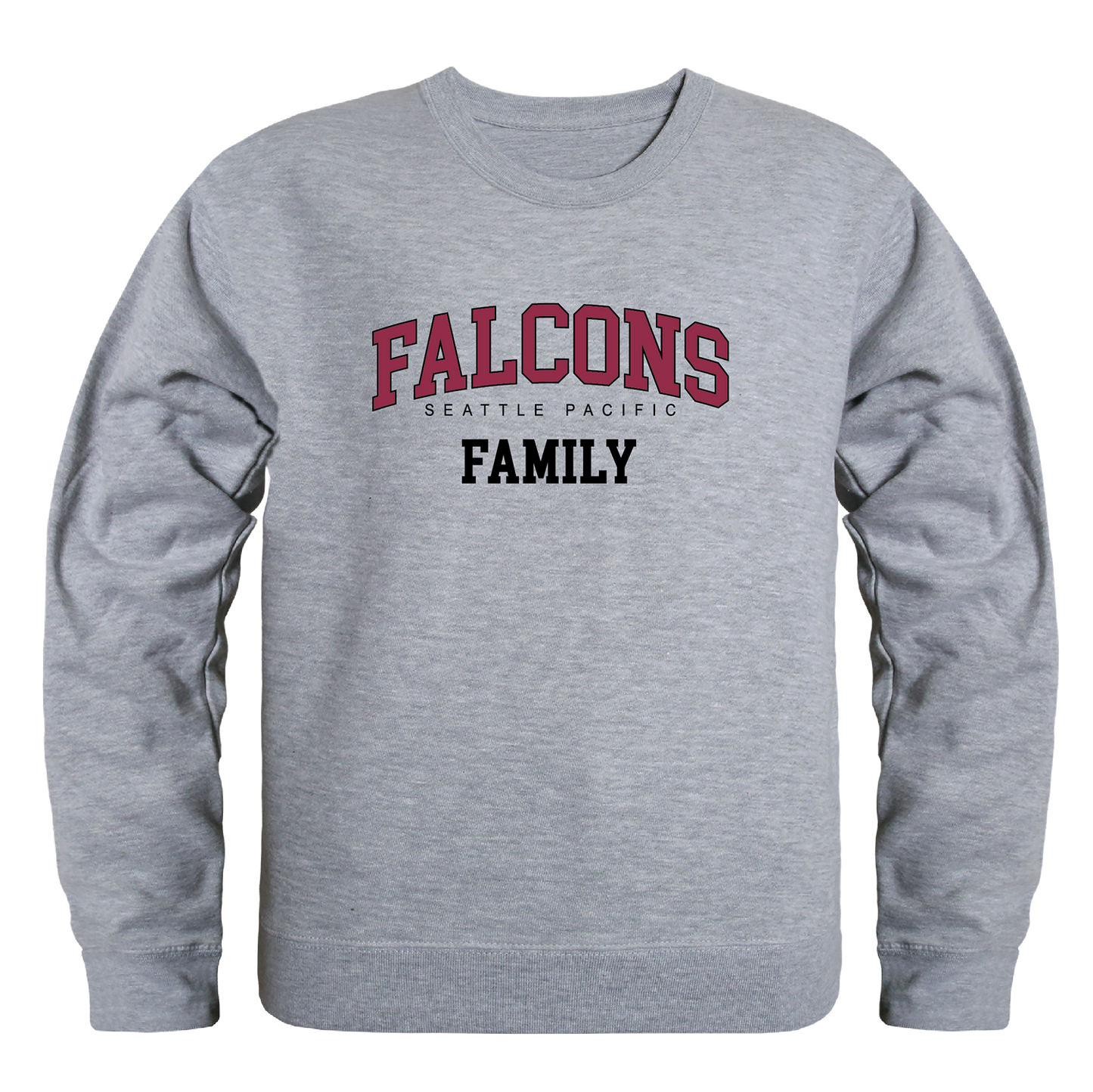 Seattle Pacific University Falcons Family Crewneck Pullover Sweatshirt Sweater