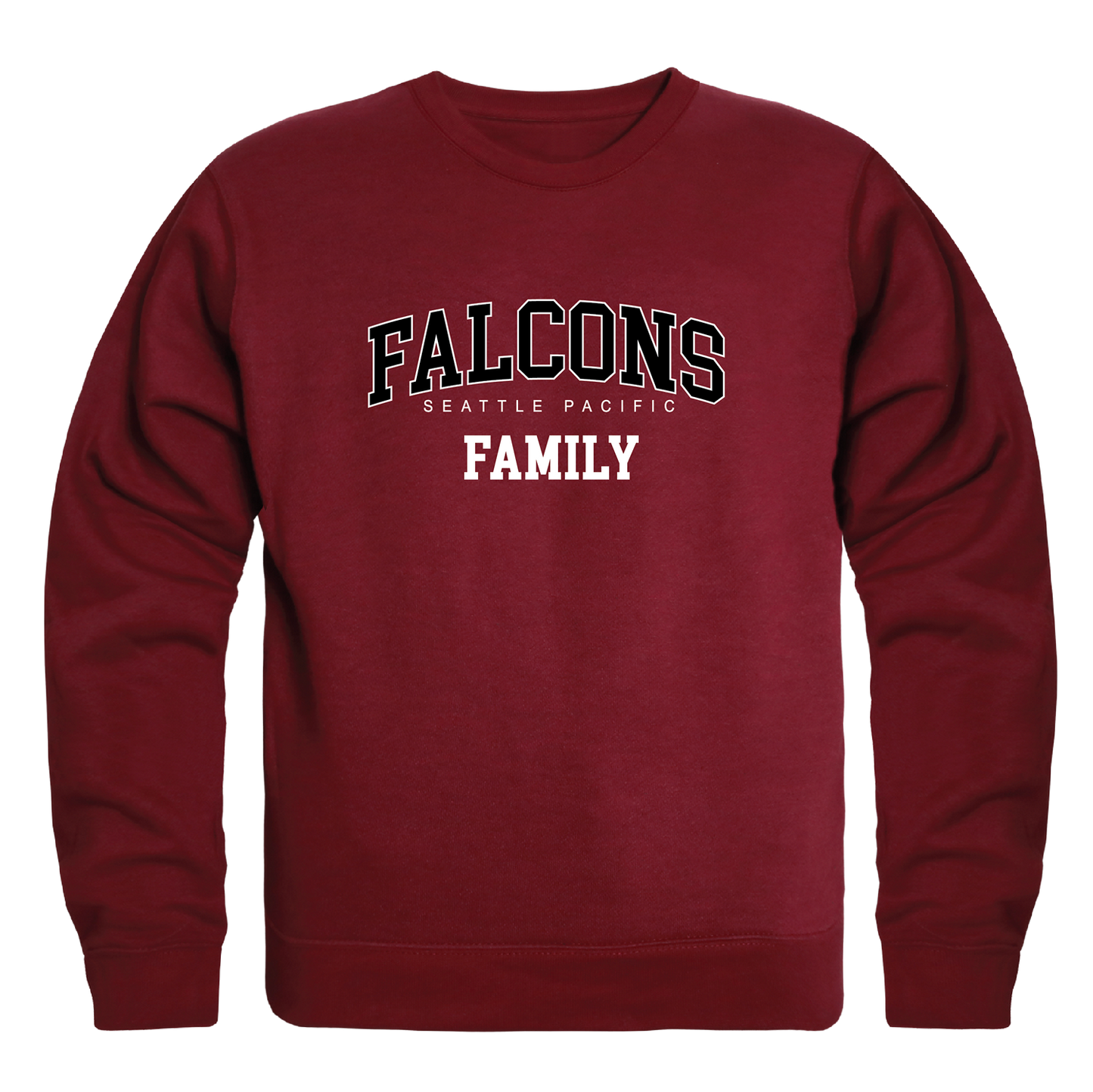 Seattle Pacific University Falcons Family Crewneck Pullover Sweatshirt Sweater