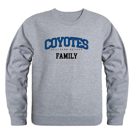 College of Southern Nevada Coyotes Family Crewneck Pullover Sweatshirt Sweater