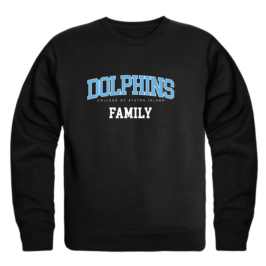 College of Staten Island Dolphins Family Crewneck Pullover Sweatshirt Sweater