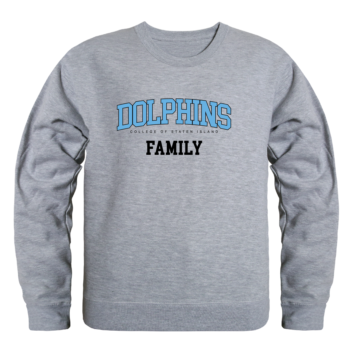 College of Staten Island Dolphins Family Crewneck Pullover Sweatshirt Sweater