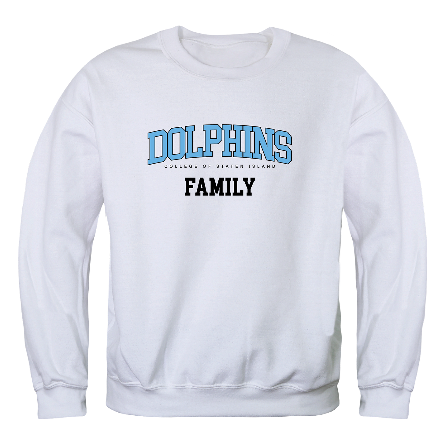 College of Staten Island Dolphins Family Crewneck Pullover Sweatshirt Sweater