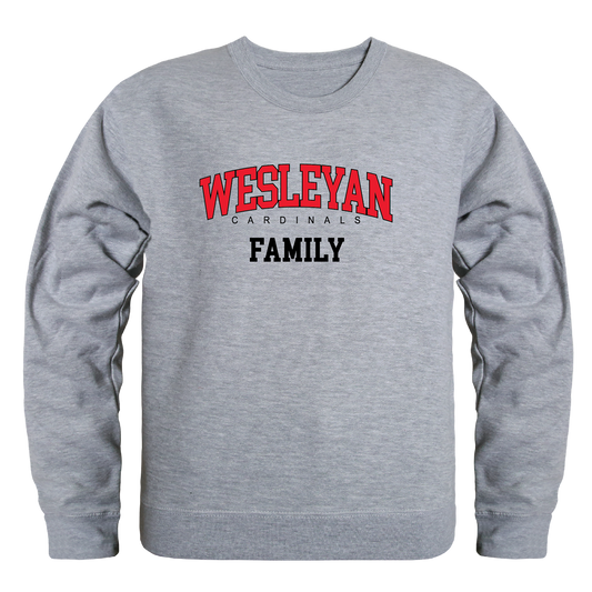 Wesleyan Cardinals Family Crewneck Pullover Sweatshirt Sweater