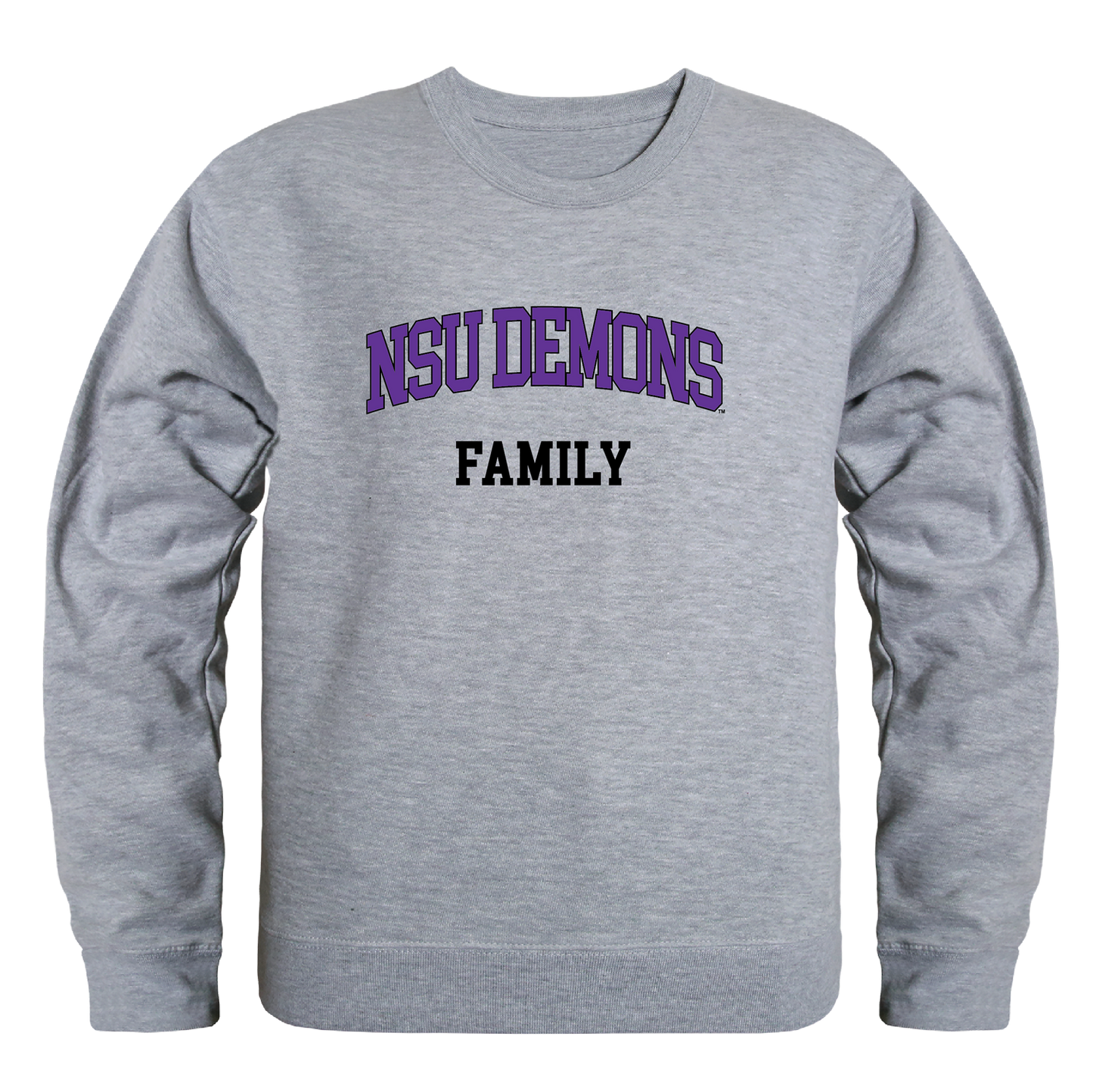 Northwestern State Demons Family Crewneck Pullover Sweatshirt Sweater