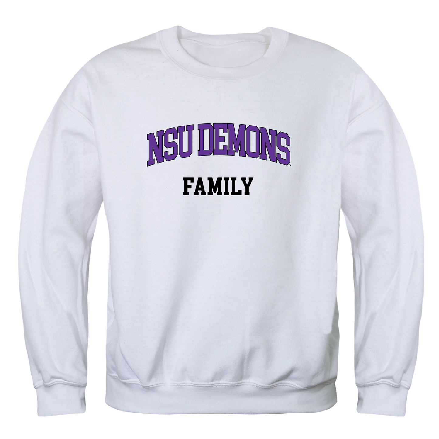 Northwestern State Demons Family Crewneck Pullover Sweatshirt Sweater