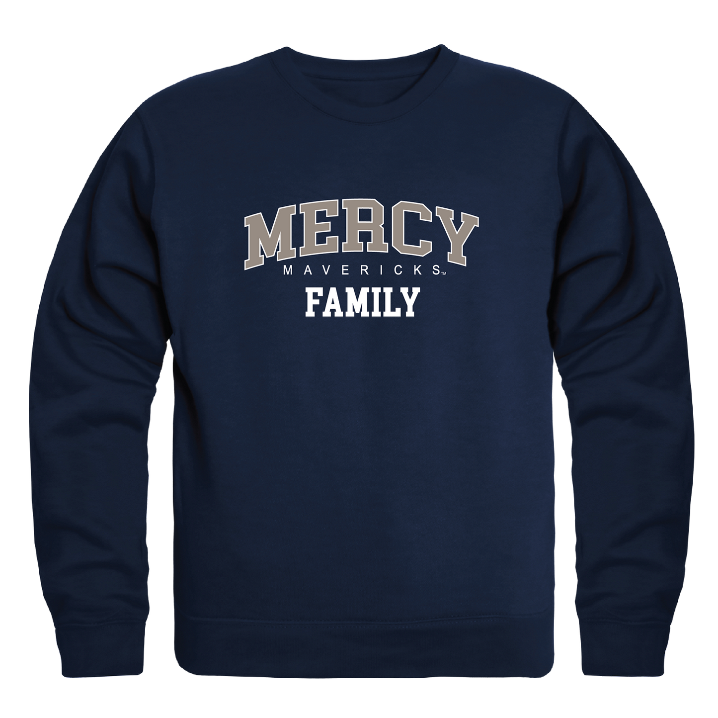 Mercy College Mavericks Family Crewneck Pullover Sweatshirt Sweater